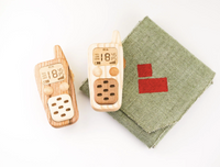 Wooden Walkie Talkies for Kids