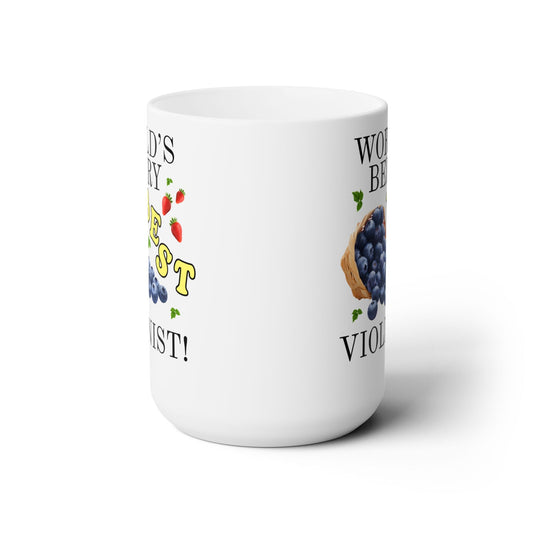 World's Berry Best Violinist Coffee Mug