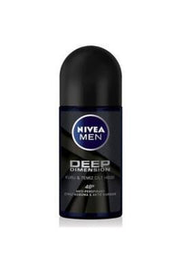 Nivea Men Deep Dimension Roll-On Deodorant 50ml - Long Lasting Protection for Men