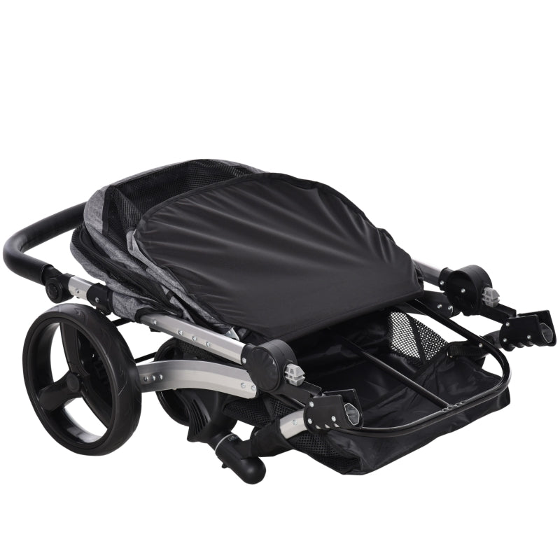 Travel Pet Stroller with Adjustable Handlebar - BIG FRENCHIES