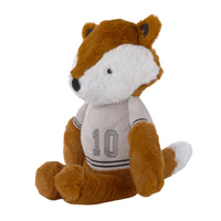 Team All Star Dark Orange and Ivory "Ace" The Plush Fox Stuffed Animal with Jersey - BIG FRENCHIES