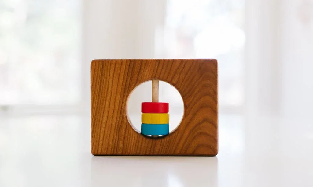 Wyoming State Wooden Baby Rattle™ - BIG FRENCHIES