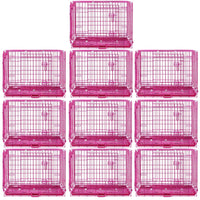 24-42" Collapsible Pink Dog Crate RED24-42