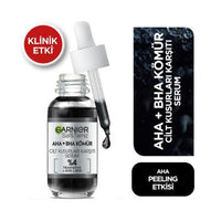 Garnier Face Serum - AHA BHA Charcoal Serum with Niacinamide for Acne Treatment and Skin Imperfections