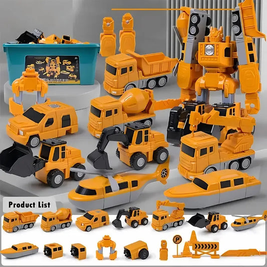DIY Magnetic Engineering Vehicle & Robot Toy for Kids - # BOT&G52710006 - BIG FRENCHIES