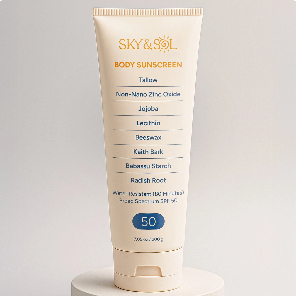 XL Sky and Sol Body Sunscreen SPF 50 (7.05 oz) - BIG FRENCHIES