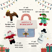 My First Christmas Santa's Workshop Playset with 4 ct Sensory Toys - BIG FRENCHIES