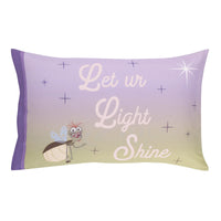 NoJo Disney Princess Tiana Create Your World 4 Piece Toddler Bed Set - Comforter, Fitted Bottom Sheet, Flat Top Sheet, Reversible Pillowcase, Lavender, Green, Yellow - BIG FRENCHIES