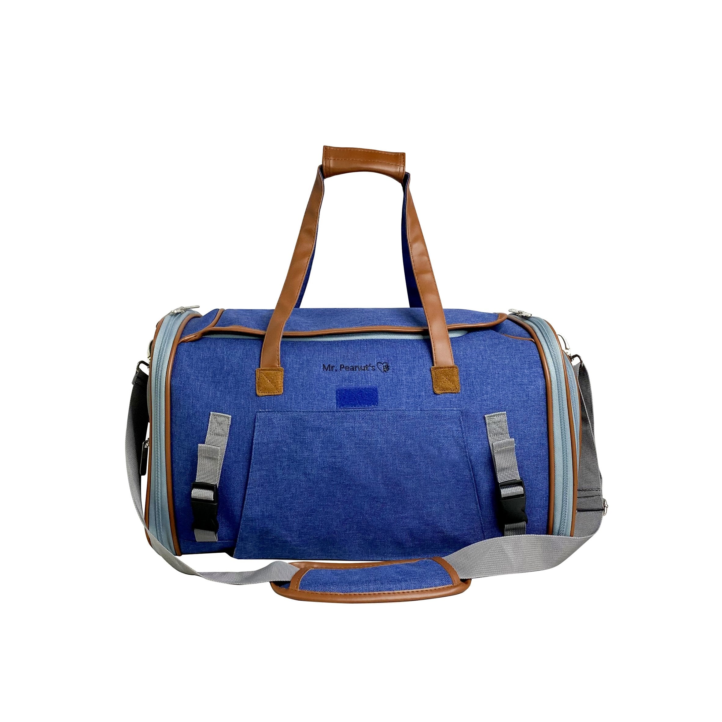 Mr. Peanut's Gold Series Mini Size Airline Compliant Expandable Pet Carrier - BIG FRENCHIES