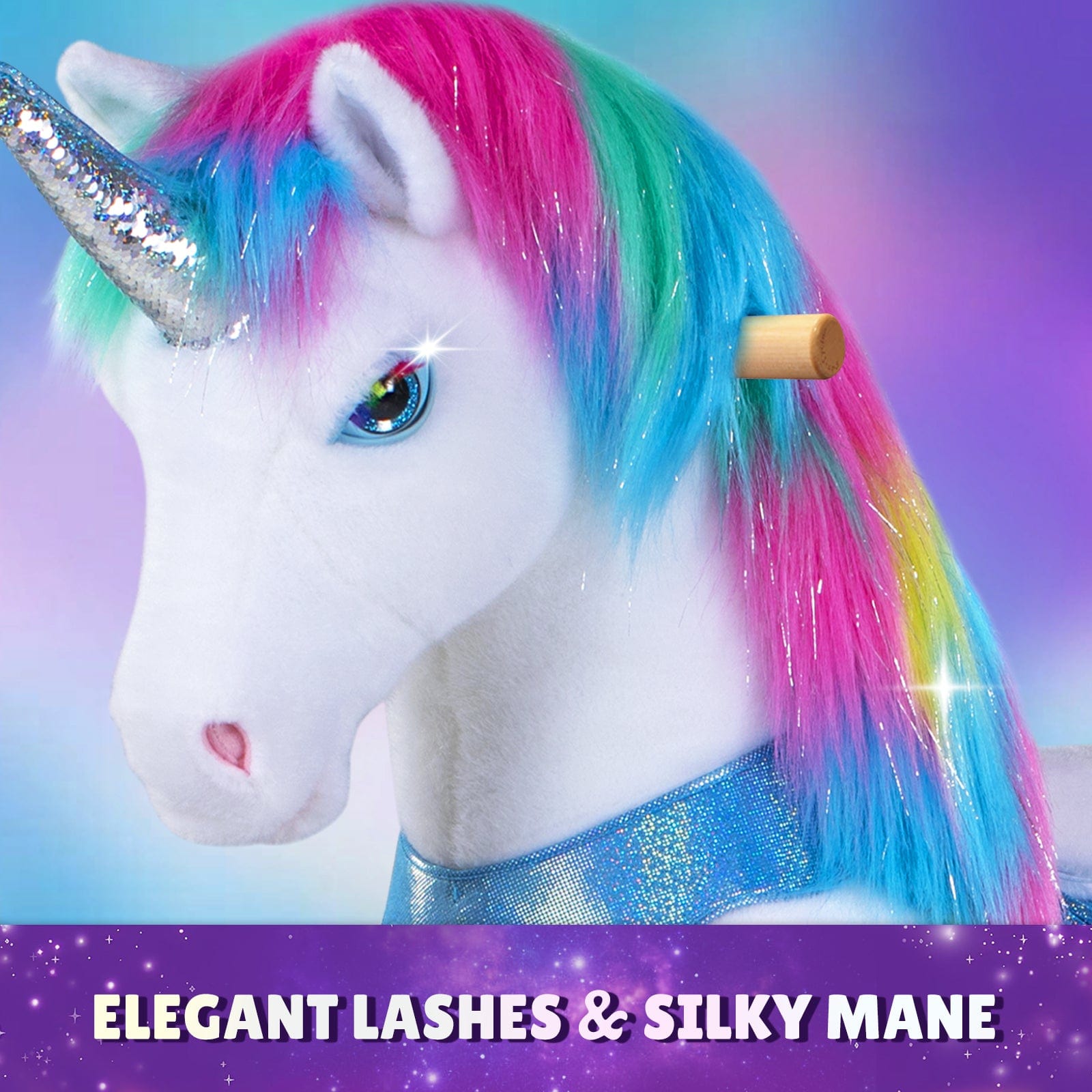 Model Y® Unicorn Ride-On Toy Age 3–4 – Rainbow