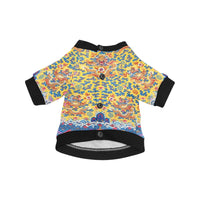 Yellow Qing Dynasty Dragon Round Neck Shirt
