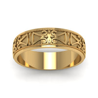 Antique Design Wedding Band