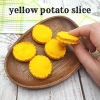 Baked slice potatoes "handmade", roasted sweet potato play food - BIG FRENCHIES