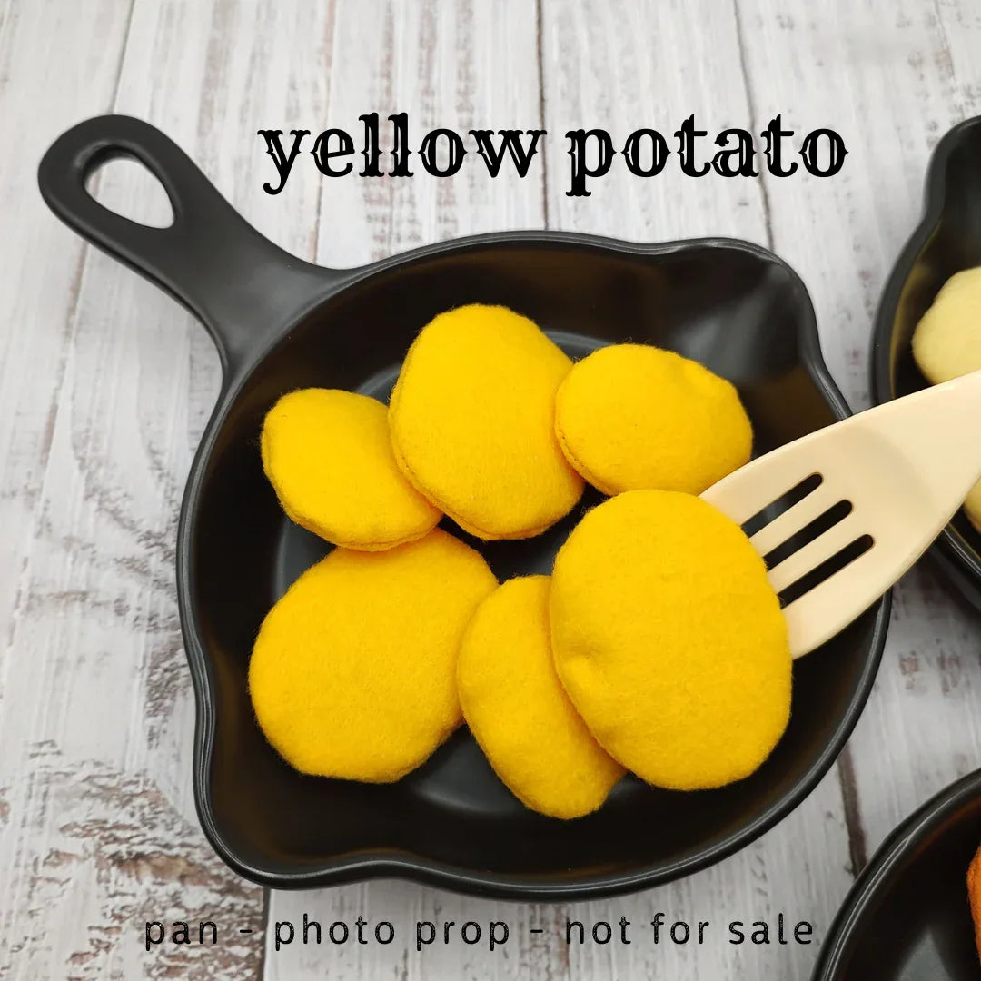 Baked slice potatoes, roasted sweet potato play food - BIG FRENCHIES
