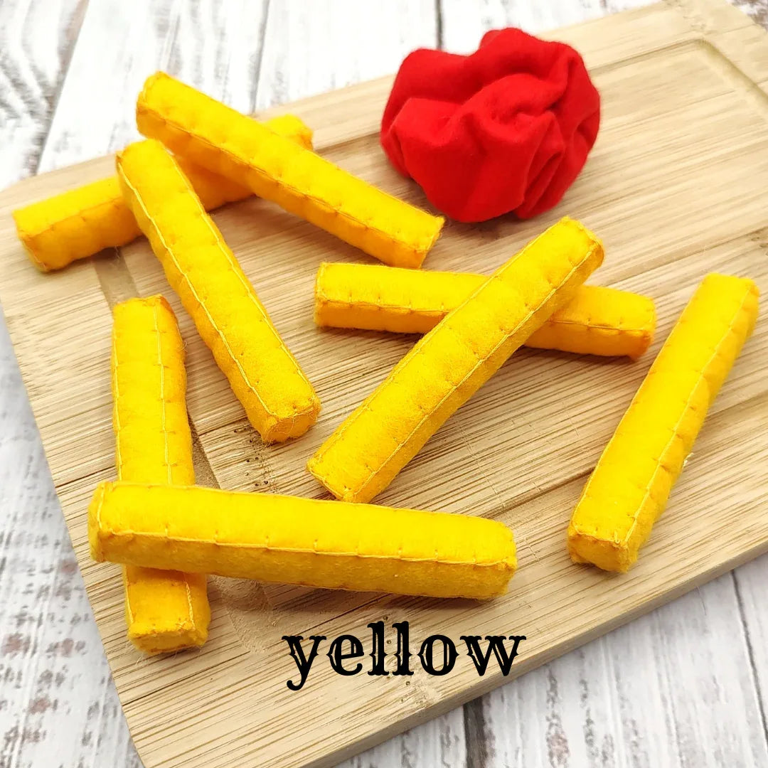 French fries handmade "cutting", roasted sweet potato play food - BIG FRENCHIES