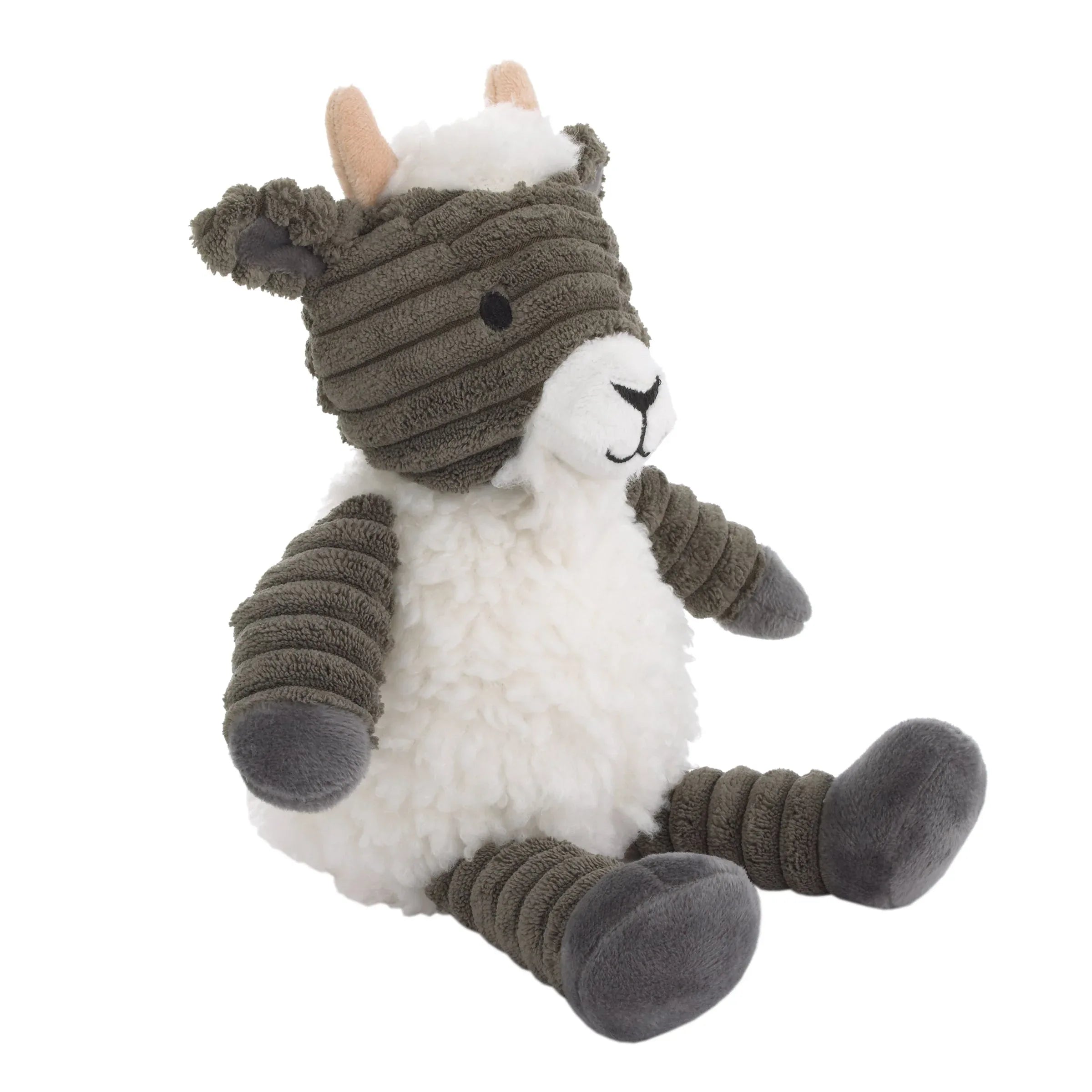 Billy the Goat Grey and White Super Soft Plush Stuffed Animal - BIG FRENCHIES