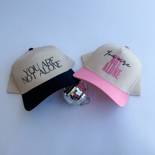 You Are Not Alone - Trucker Hat Black