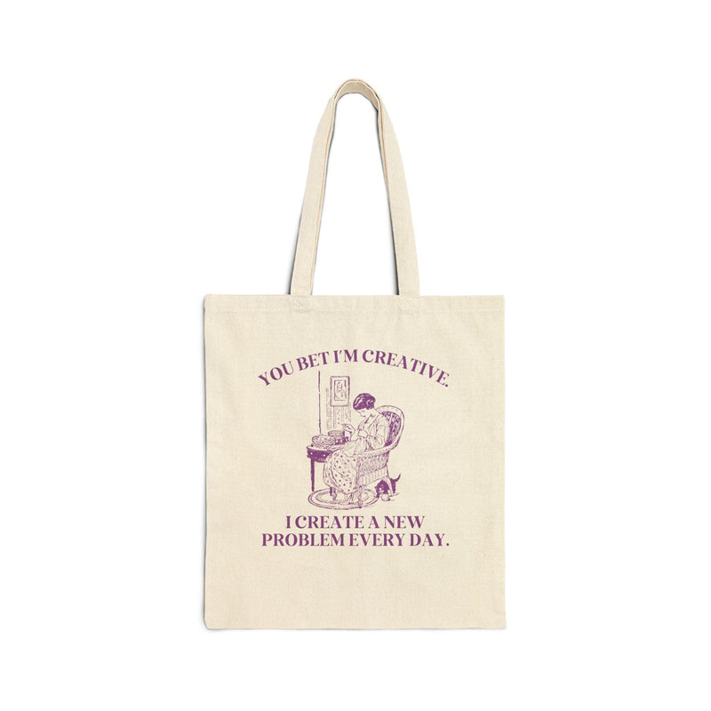 You Bet I'm Creative: Funny Saying Tote for Creative, Silly and Chaotic Gift - BIG FRENCHIES