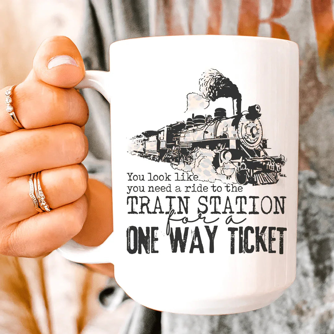 You Look Like You Need A Ride Ceramic Mug 15 oz - BIG FRENCHIES