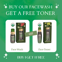 Buy one Organic Facial Cleansing Gel 100ml, and get one Organic pH balancing Facial Toner 40ml for free!!! - BIG FRENCHIES