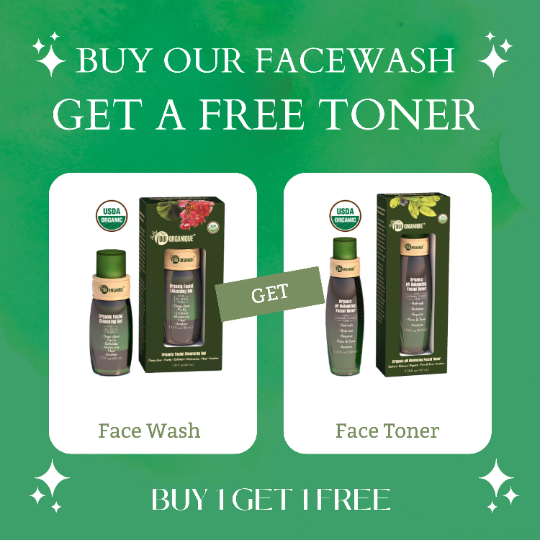 Buy one Organic Facial Cleansing Gel 100ml, and get one Organic pH balancing Facial Toner 40ml for free!!! - BIG FRENCHIES