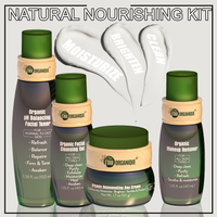 Certified Organic Nourishing Skincare Set -Deep Hydration, Detoxify antiaging Natural sunscreen - BIG FRENCHIES