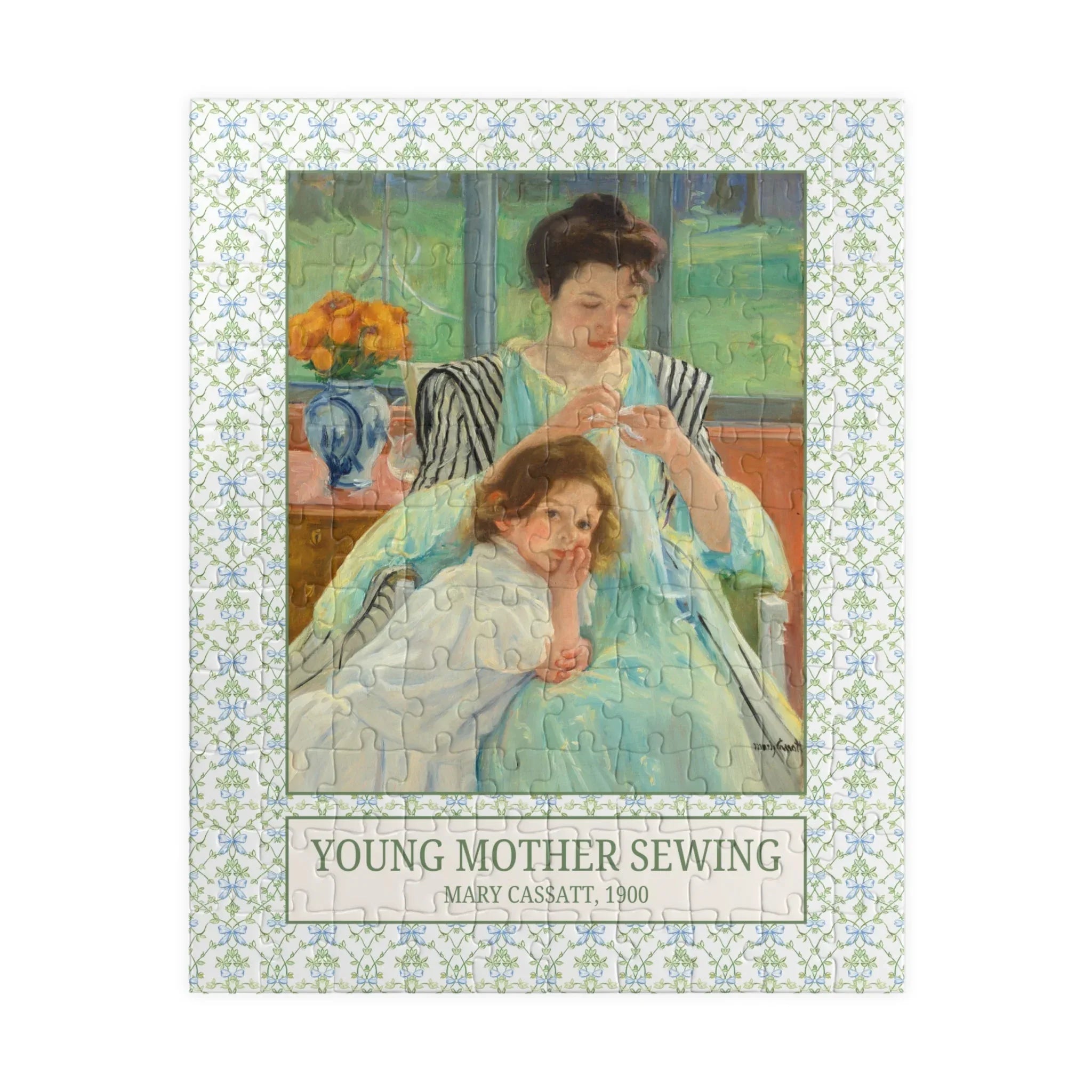 Young Mother Sewing by Mary Cassatt - BIG FRENCHIES