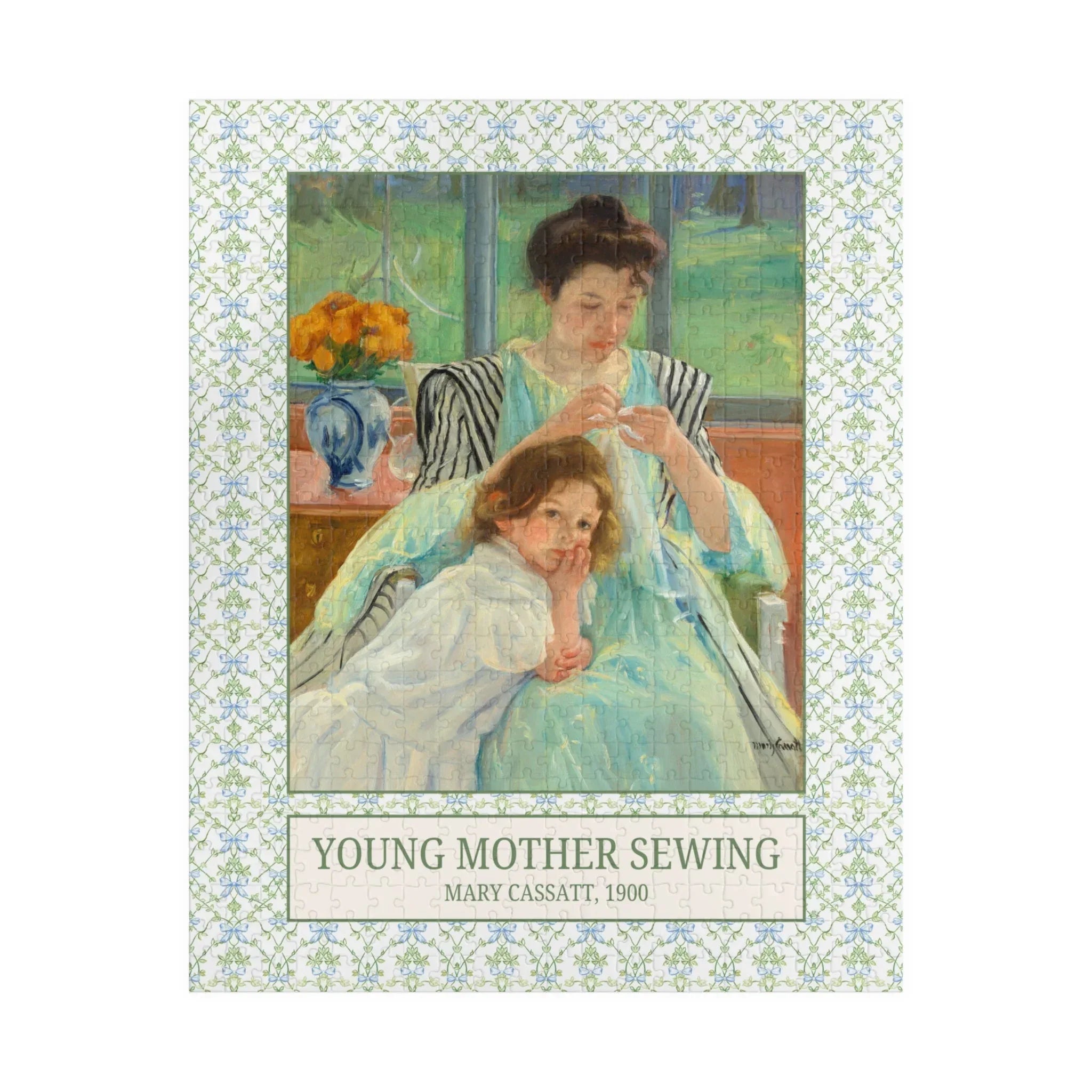 Young Mother Sewing by Mary Cassatt - BIG FRENCHIES