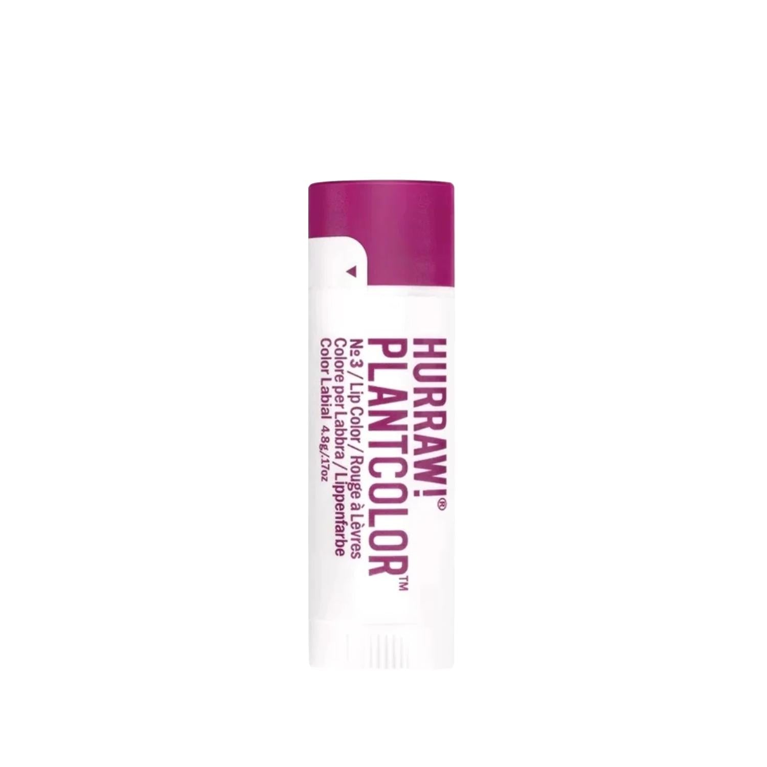 Hurraw Natural Lip Tint No3 - Organic Lip Color for a Subtle Everyday Look