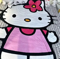 Hello Kitty Plush Blanket - # BAGE41110011 - BIG FRENCHIES
