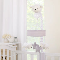Plush Sheep Ivory and Gray Stars and Sheep Musical Mobile - BIG FRENCHIES