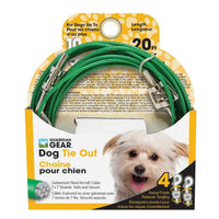 Boss Pet Snap Around Tree Tie Out Cable 20ft For Dogs Up to 10 lb