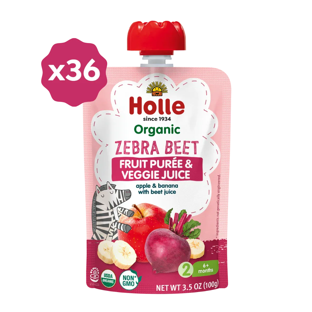 Organic Fruit & Veggie Purée - Zebra Beet - BIG FRENCHIES