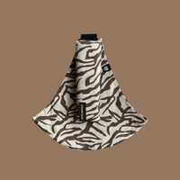 Toddler Carrier Brown Zebra Print