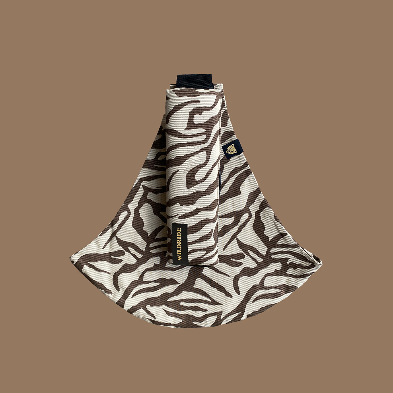 Toddler Carrier Brown Zebra Print
