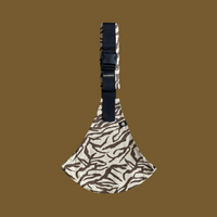 Toddler Carrier Brown Zebra Print