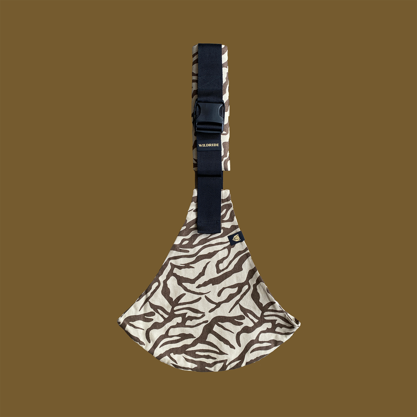 Toddler Carrier Brown Zebra Print
