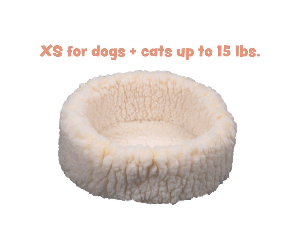 HuggleFleece® HuggleSnuggler™ Cat & Dog Beds - BIG FRENCHIES