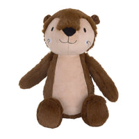 Arctic Adventure Tan and Brown Sea Otter Cuddle Plush Stuffed Animal - BIG FRENCHIES