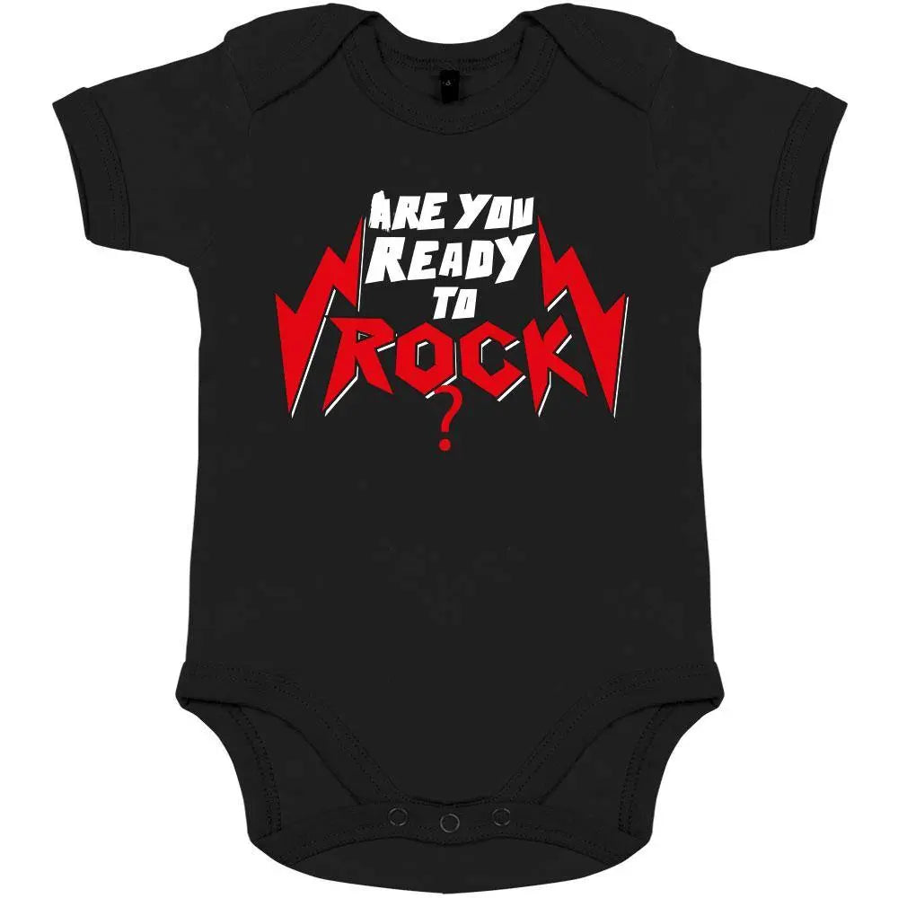 Are You Ready To Rock Organic Baby Onesie Big Frenchies