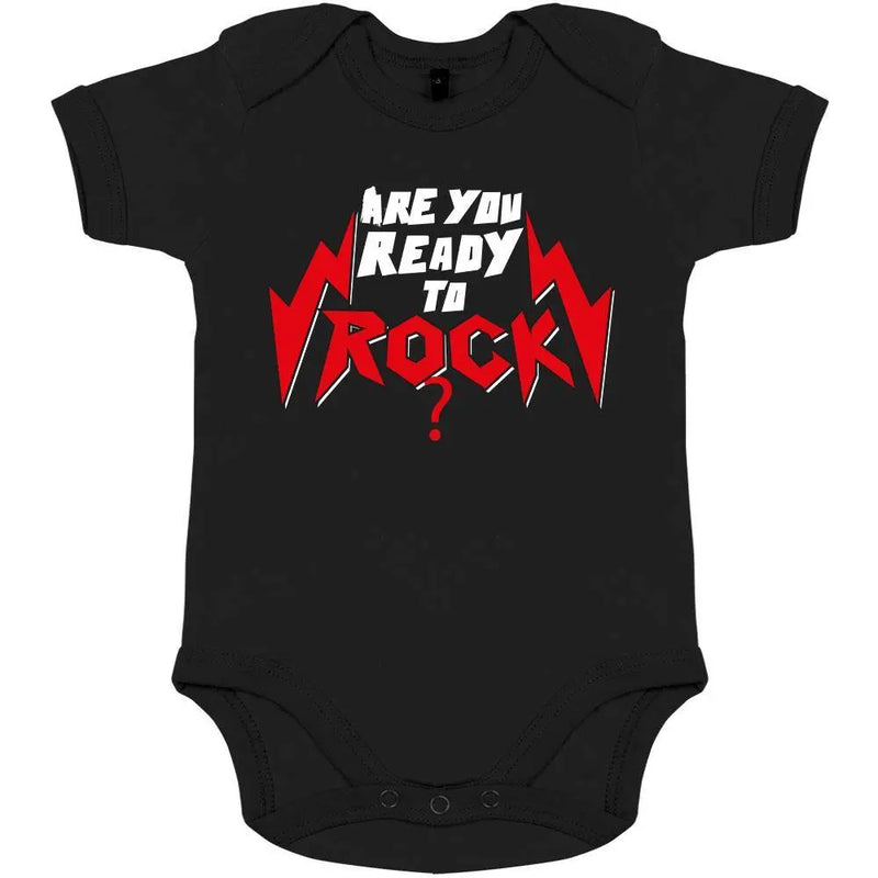Are You Ready To Rock Organic Baby Onesie Big Frenchies