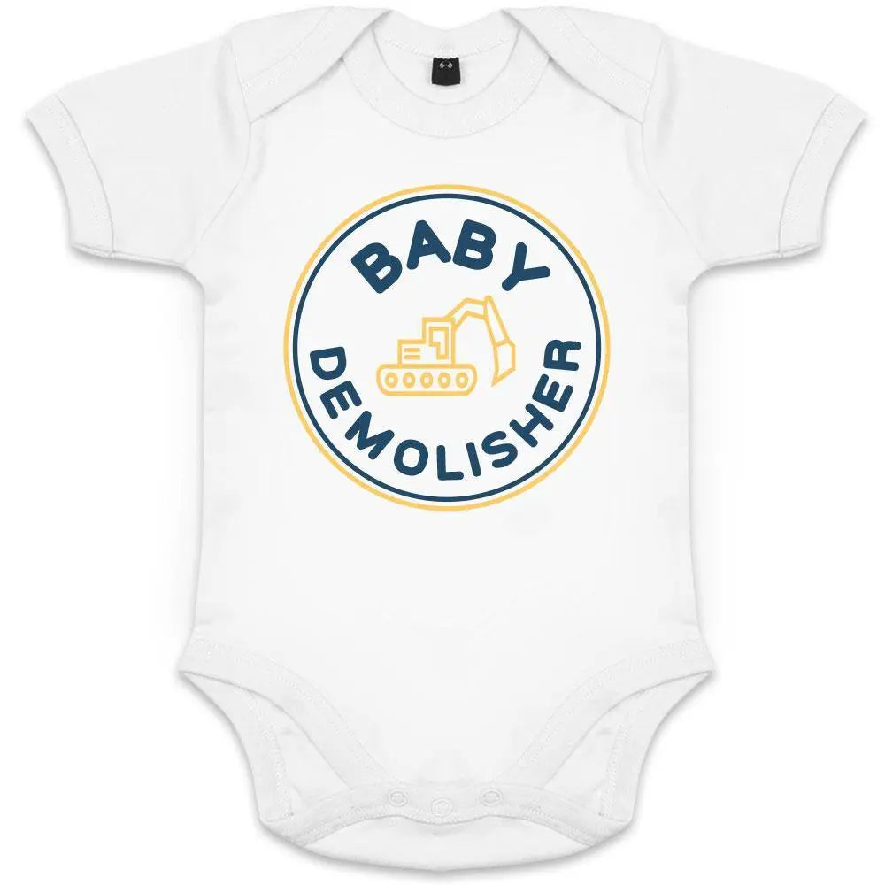 Baby Demolisher Organic Baby Boy Onesie Big Frenchies