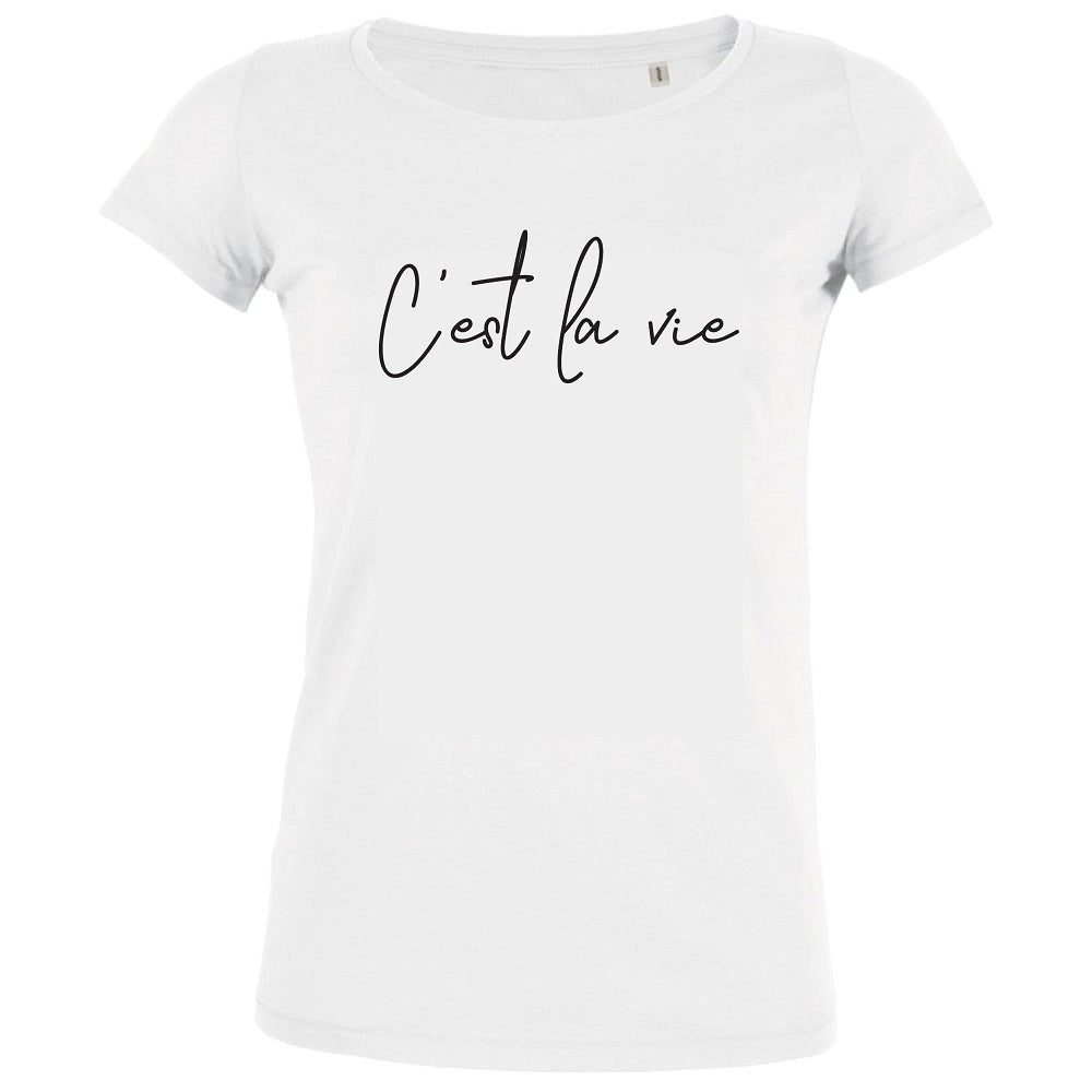 C'est La Vie Women's Organic Tee - BIG FRENCHIES