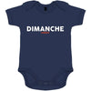 Dimanche/Sunday Organic Baby Onesie (Navy) Big Frenchies