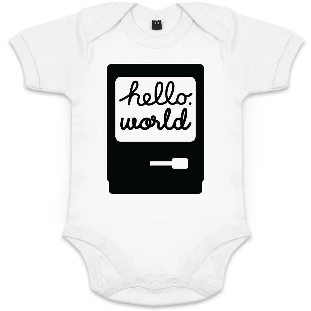 Hello World Organic Baby Onesie Big Frenchies