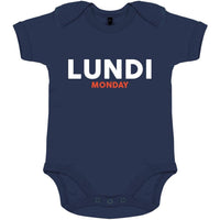 Lundi/Monday Organic Baby Onesie - bigfrenchies