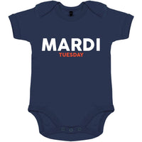 Mardi/Tuesday Organic Baby Onesie - bigfrenchies