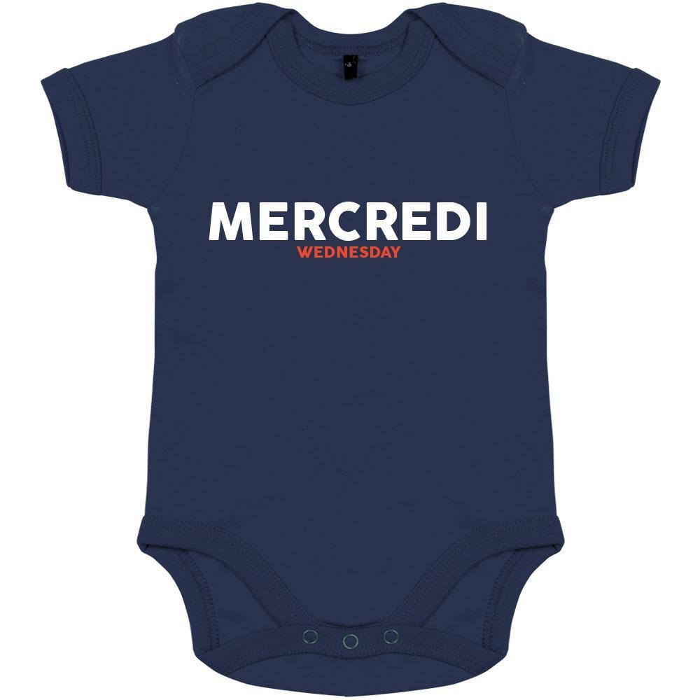 Mercredi/Wednesday Organic Baby Onesie - bigfrenchies