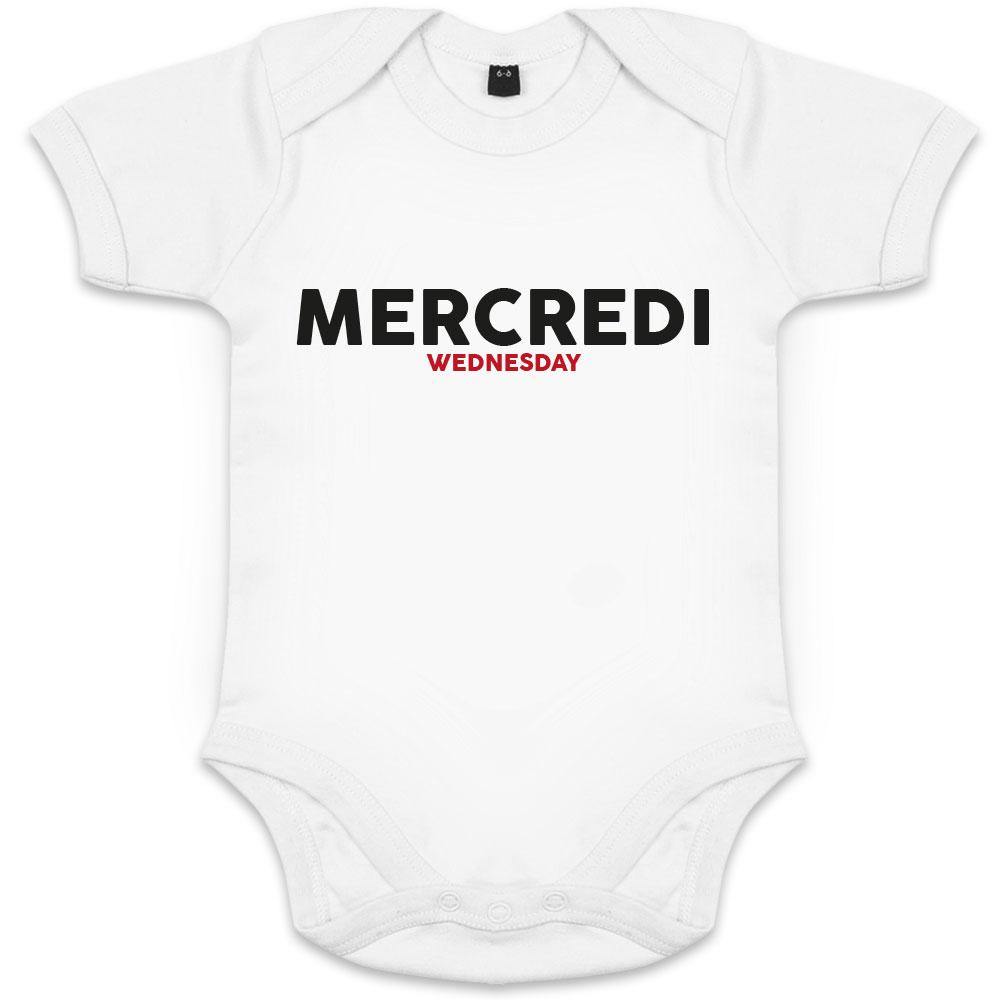 Mercredi/Wednesday Organic Baby Onesie - bigfrenchies