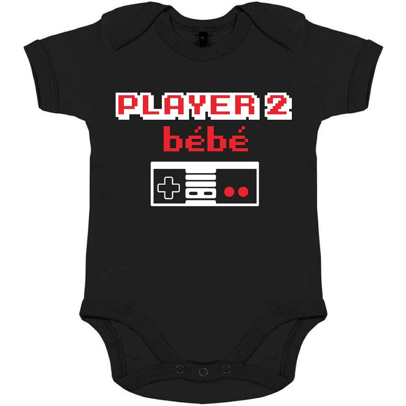 Player 2-Bebe Organic Baby Onesie - BIG FRENCHIES